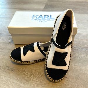 New Karl Lagerfeld kids size 31 shoe.